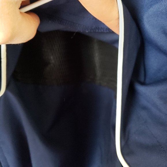 Vintage 90,s Retro Blue GAME SPORTSWEAR Full Zip Windbreaker Jacket Size XL - Picture 8 of 13